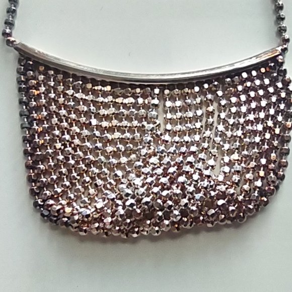 Vintage Milor Italy 925 Sterling Multi Tones Shades Choker Lobster Clasp - 16" - Picture 8 of 12